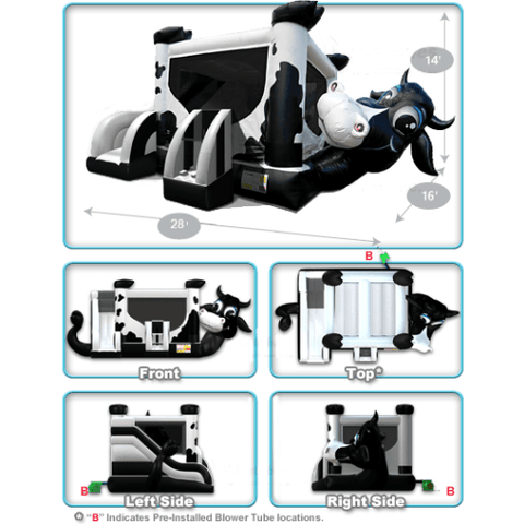 14' Cow Belly Bouncer Combo by Cutting Edge SKU# BC150301