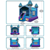 Image of 16' Printed Castle Bouncer (Large) SKU: B160201