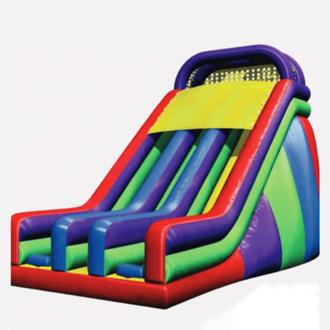 Cutting Edge Commercial Bouncers 18' Wacky Dual Lane Slide by Cutting Edge S020201 18' Wacky Dual Lane Slide by Cutting Edge SKU# S020201
