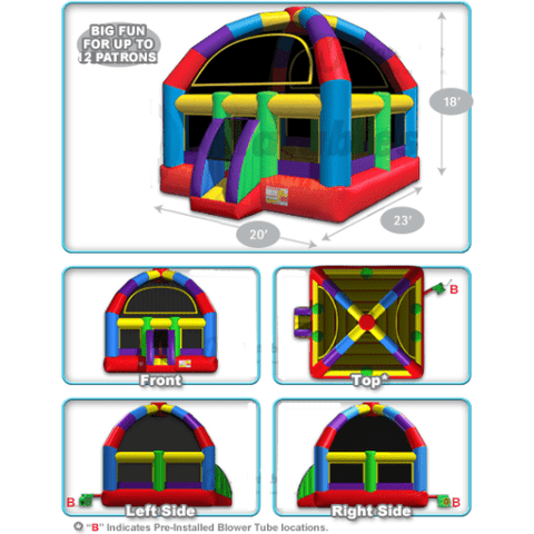 Cutting Edge Commercial Bouncers 20' Wacky Dome Bouncer (Extra Large) by Cutting Edge B230101 20' Wacky Dome Bouncer (Extra Large) by Cutting Edge SKU# B230101