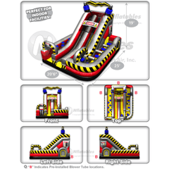 19'H High Voltage Slide Combo by Cutting Edge