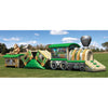 Image of Cutting Edge Inflatable Bouncers 12'H Jungle Train (Crawl-Through) by Cutting Edge 10'H Candy Playland by Cutting Edge SKU# P040101