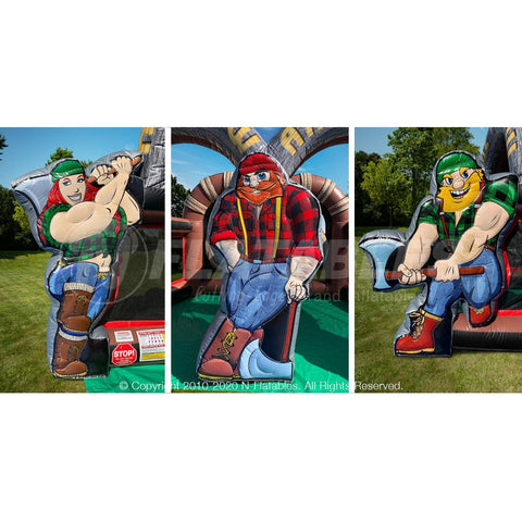 Cutting Edge Inflatable Bouncers 12' Inflatable Lumberjack Axe Throw by Cutting Edge 781880293996 IN580201 12' Inflatable Lumberjack Axe Throw by Cutting Edge SKU #IN580201