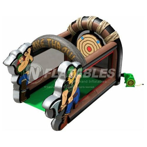 Cutting Edge Inflatable Bouncers 12' Inflatable Lumberjack Axe Throw (Single) by Cutting Edge 781880293989 IN580301 12' Inflatable Lumberjack Axe Throw (Single) by Cutting Edge