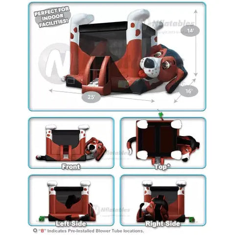 Cutting Edge Inflatable Bouncers 14'H Beagle Belly Bouncer by Cutting Edge 781880213420 BC131201 14'H Tiger Belly Bouncer by Cutting Edge SKU# BC130301