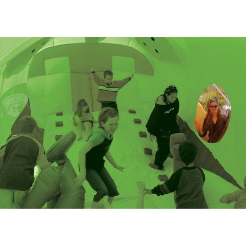 Cutting Edge Inflatable Bouncers 14'H Gator Hide-n-Slide Kid Combo by Cutting Edge 15'H Wacky 3-in-1 Combo by Cutting Edge SKU# K010102