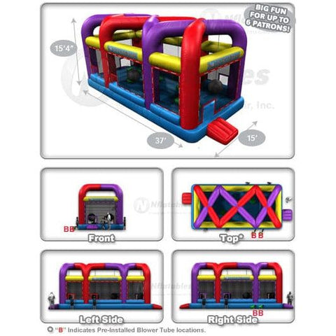 Cutting Edge Inflatable Bouncers 15'H BoulderDash Jr. by Cutting Edge 781880210788 IN510101 15'H BoulderDash Jr. by Cutting Edge SKU#IN510101