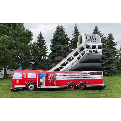 Cutting Edge Inflatable Bouncers 15'H Lil’ Pumper Fire Truck Slide by Cutting Edge 781880219156 S010101 15'H Lil’ Pumper Fire Truck Slide by Cutting Edge SKU# S010101