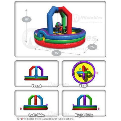 Cutting Edge Inflatable Bouncers 15'H Wacky Ball by Cutting Edge IN460201 12'H Wacky Sports Arena by Cutting Edge SKU#IN420101