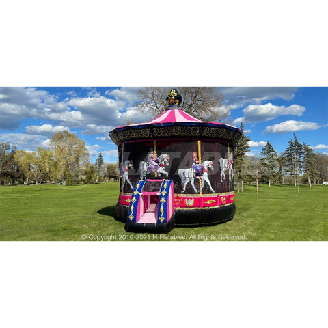 Cutting Edge Inflatable Bouncers 16’H Princess Carousel Bouncer by Cutting Edge 781880277965 BC030401 16’H Princess Carousel Bouncer by Cutting Edge SKU #BC030401