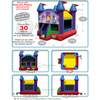Image of 16' Wacky Castle Bouncer (Large) by Cutting Edge SKU# B160601