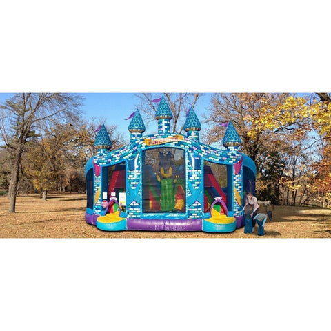 Cutting Edge Inflatable Bouncers 17'H Castle Fun Centre Kid Combo by Cutting Edge K260201 15'H Ocean World Kid Combo by Cutting Edge SKU#K140201