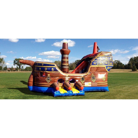 Cutting Edge Inflatable Bouncers 17'H Pirate Ship™ Kid Combo by Cutting Edge 12'H Wacky Kiddie Korner by Cutting Edge SKU# K050103