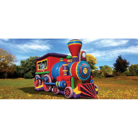 Cutting Edge Inflatable Bouncers 17'H Wacky Train Combo by Cutting Edge 781880213406 BC380201 17'H Wacky Train Combo by Cutting Edge SKU#BC380201