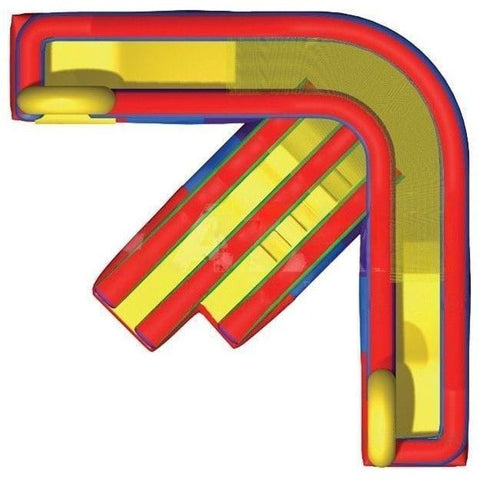 Cutting Edge Inflatable Bouncers 17'H Wacky Triple Slide by Cutting Edge 781880295136 S300101 17'H Wacky Triple Slide by Cutting Edge SKU#S300101