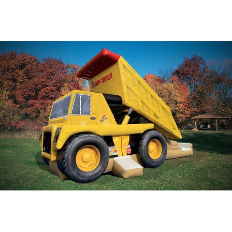 Cutting Edge Inflatable Bouncers 18'H Jump Truck Combo (Yellow) by Cutting Edge 16'H Princess Carriage Combo w/ Horses by Cutting Edge SKU #BC340401