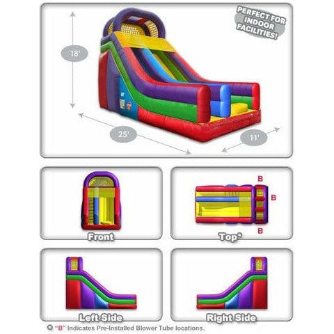 Cutting Edge Inflatable Bouncers 18'H Wacky Slide by Cutting Edge 781880240426 S020107 18'H Wacky Slide by Cutting Edge SKU# S020107