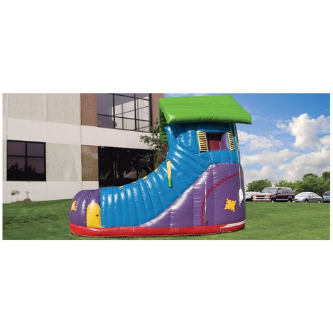Cutting Edge Inflatable Bouncers 19'H Wacky Old Woman In The Shoe Slide by Cutting Edge 781880278603 S080103 19'H Wacky Old Woman In The Shoe Slide by Cutting Edge SKU#S080103