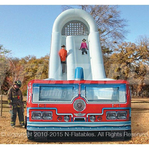 Cutting Edge Inflatable Bouncers 20' Fire Truck Slide by Cutting Edge 781880294849 S010201 20' Fire Truck Slide by Cutting Edge SKU# S010201