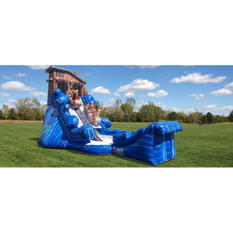 Cutting Edge Inflatable Bouncers 23'H North Woods Flume Wet/Dry Slide by Cutting Edge 781880299523 S480101 23'H North Woods Flume Wet/Dry Slide by Cutting Edge SKU#S480101