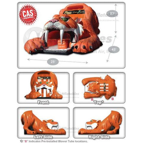 Cutting Edge Inflatable Bouncers 27'H Sabretooth Slide by Cutting Edge 781880208730 S060101 27'H Sabretooth Slide by Cutting Edge SKU#S060101