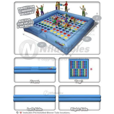 Cutting Edge Inflatable Bouncers 3'H Entanglement by Cutting Edge 781880217756 IN120101 3'H Entanglement by Cutting Edge SKU#IN120101