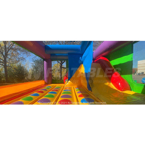 Cutting Edge Inflatable Bouncers 8' Wacky SpaceSaver Combo by Cutting Edge 781880295068 B010101