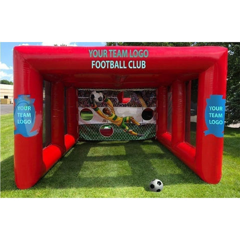 Cutting Edge Inflatable Bouncers Customizable Inflatable Soccer Goal by Cutting Edge 14'H High Voltage Mini Sports Cage by Cutting Edge SKU# IN100205