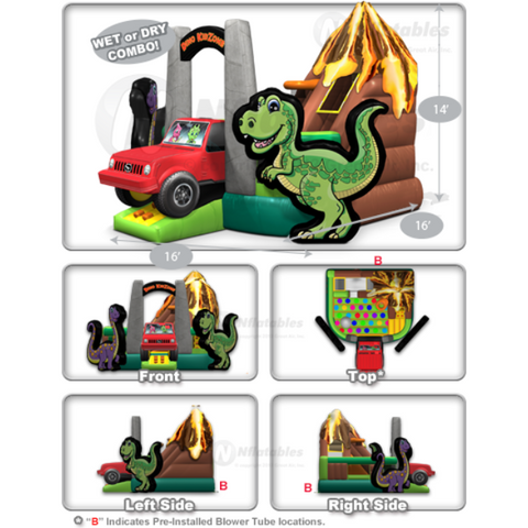 Cutting Edge Inflatable Party Decorations 15' Dino KidZone by Cutting Edge BC431001 15' Dino KidZone by Cutting Edge SKU# BC431001