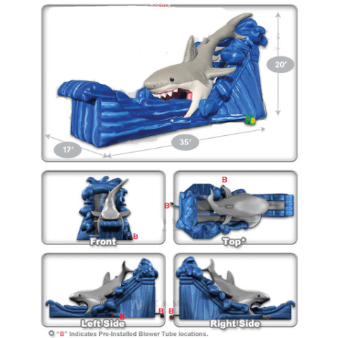 Cutting Edge slide 20' Gone Fish’n Wet/Dry Slide by Cutting Edge S070601 20' Gone Fish’n Wet/Dry Slide by Cutting Edge SKU# S070601