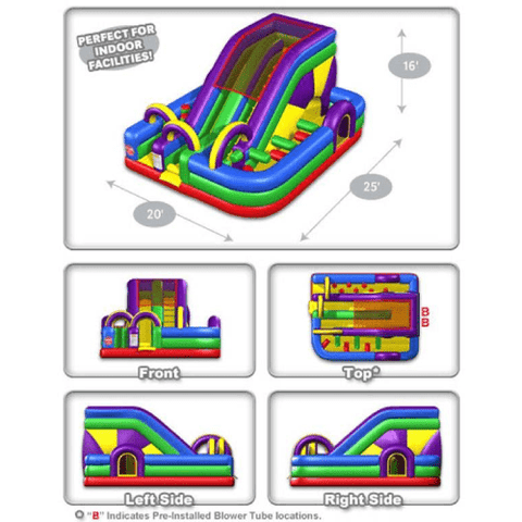 Cutting Edge WET N DRY COMBOS 16' Wacky Millennium Slide Combo by Cutting Edge K250101 16' Wacky Millennium Slide Combo by Cutting Edge SKU #K250101