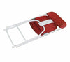 Image of Burgundy Plastic Folding Chairs