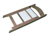 Image of Resin Folding Chairs, Natural Wood