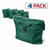 Image of Dark Green Commercial Vinyl Sandbag for Inflatables, 4 Pack
