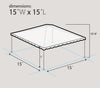 Image of 15' x 15' Premium West Coast Frame Party Tent - Black