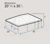 Image of 20' x 30' Premium West Coast Frame Party Tent - Black