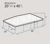 Image of 20' x 40' Premium West Coast Frame Party Tent - Black