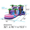 Image of Buy Commercial Inflatable Water Slide Bounce House Combo with Blower