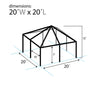 Image of 20' x 20' Weekender West Coast Frame