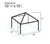 Image of 10' x 10' Weekender West Coast Frame