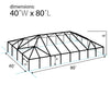 Image of 40' x 80' Replacement West Coast Tent Frame Only, Single Tube