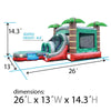 Image of Commercial Inflatable Bounce House with Slide Trio
