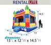 Image of Rental Lite Building Block Bounce House with Blower
