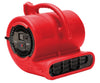Image of B-Air VP-X34 ⅓ HP Air Mover and Blower Fan: Red