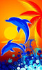 Image of Replacement Wingless Dunking Booth Vinyl Canvas - Dolphin
