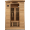 Image of Dynamic Saunas Direct Saunas Maxxus 2 Person Near Zero EMF FAR Infrared Sauna - Canadian Hemlock by Dynamic Saunas Direct 019962851469 MX-K206-01-ZF Maxxus 2 Person Near Zero EMF FAR Hemlock by Dynamic Saunas Direct