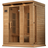 Image of Dynamic Saunas Direct Saunas Maxxus 3 Person Near Zero EMF FAR Infrared Sauna - Canadian Hemlock by Dynamic Saunas Direct 019962851667 MX-K306-01-ZF Maxxus 3 Person Near Zero EMF FAR Canadian by Dynamic Saunas Direct