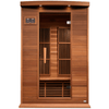 Image of Dynamic Saunas Direct Saunas Maxxus "Cholet Edition" 2 Person Near Zero EMF FAR Infrared Sauna - Canadian Red Cedar by Dynamic Saunas Direct 019962851568 MX-K206-01-ZF Ced Maxxus "Cholet Edition" 2 Person Near Zero EMF Dynamic Saunas Direct