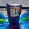 Image of Eagle Bounce Inflatable Bouncers 13'H Dual Lane Purple Water Slide by Eagle Bounce