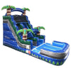 Image of Eagle Bounce Inflatable Bouncers Included 18'H Blue Slide Wet n Dry by Eagle Bounce 781880257196 WS-3204-WLG
